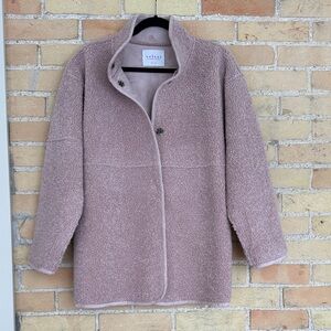 New Velvet by Graham and Spencer Soft Pink Teddy/Faux Suede Reversible Jacket
